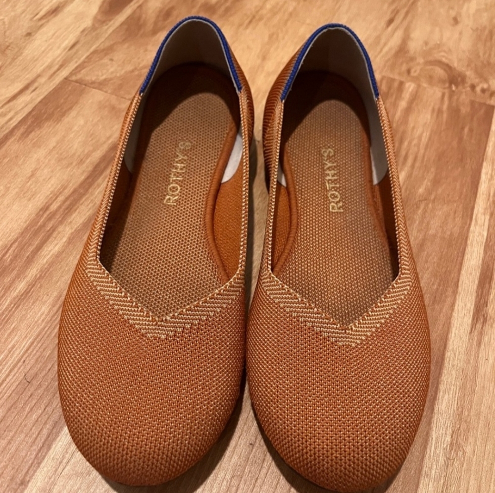 Rothy's Copper Flats Size 8